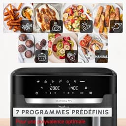 Luchtfriteuse met dubbele mand 11L - 7 automatische programma's - Voor 8 personen — thumbnail 3