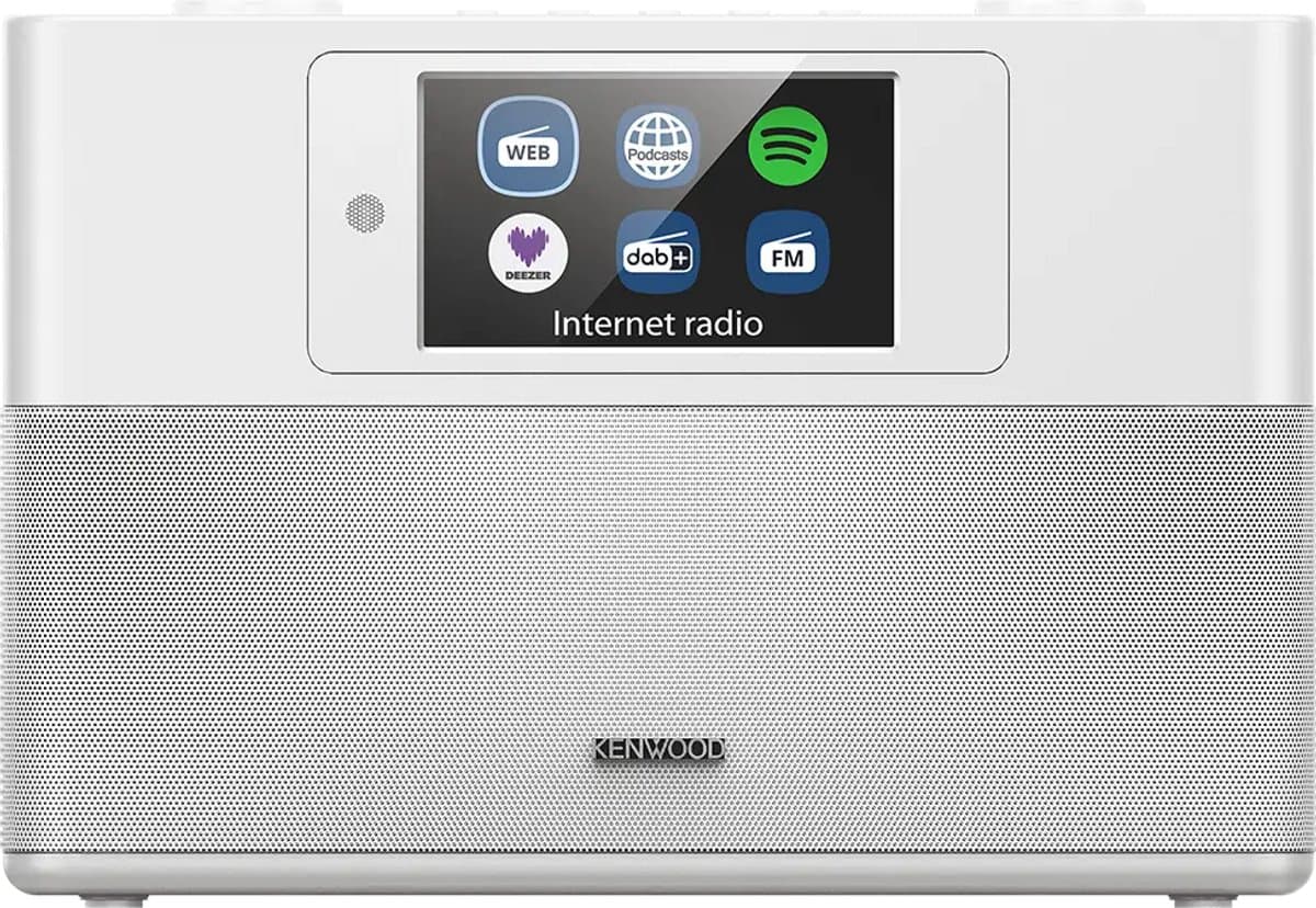 Kenwood CR-ST200S-W Compacte radio Stereo Internet/ FM/DAB/BT wit — afbeelding 1