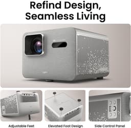 BenQ TK705i 4K HDR Laser 3000 ANSI Lumen Film en Gaming Beamer - Projector met 5ms Reactietijd - HDR10+ & HLG - Google TV Android 15 - Automatische 2D keystone correctie - Auto Focus - Auto Cinema Mode - Compact en stijlvol design — thumbnail 4