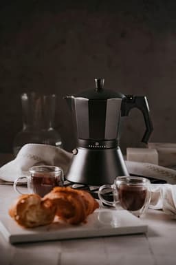 Edënbërg Black Line - Percolator - Koffiemaker 12 kops - Espresso Maker 400 ML - Zwart — thumbnail 3