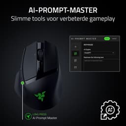 Razer Basilisk Mobile - Draadloze Gaming Muis - RGB - Compact & Ergonomisch - 18.000 DPI - Zwart — thumbnail 3
