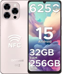 DOOGEE Note58 Pro 4G - Smartphone - Mobiele Telefoon - 32 GB RAM + 256 GB ROM - Android 15 - 6250 mAh - 6,75" HD + 90 Hz - AI Camera 16 MP- Octa Core - Dual SIM- NFC - Goud — thumbnail 1