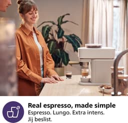 PHILIPS  BAR302/20 Baristina - Semi-automatische espressomachine - Premium Wit — thumbnail 3