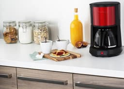 Moulinex Subito RVS FG370D11 - Koffiezetapparaat - - 1.25L- 15 kopjes - Rood — thumbnail 3