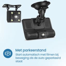 Living Needs Dashcam Auto – Voor & Achter Full HD Camera – Parkeerstand – G-sensor – Nachtvisie – 170° Groothoek – Loop Recording — thumbnail 4