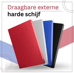 Harde Schijf Extern - Draagbare - 1TB Opslag - Zwart — thumbnail 5