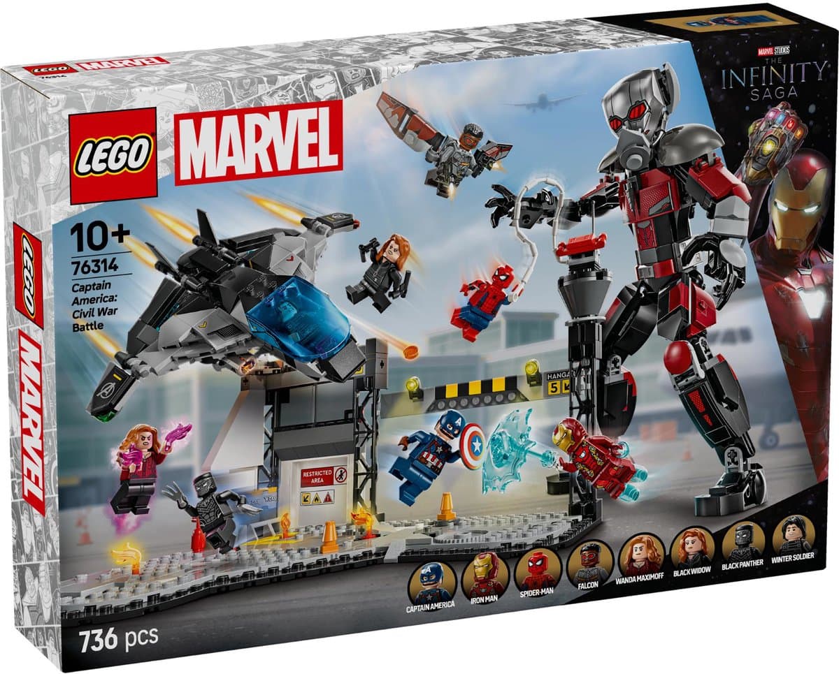 LEGO Marvel Super Heroes - Captain America: Civil War actiescène Constructiespeelgoed — afbeelding 1