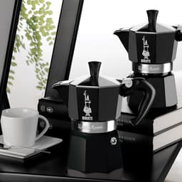 Bialetti Moka Express - Percolator - 3 kops - Aluminium - Zwart — thumbnail 3