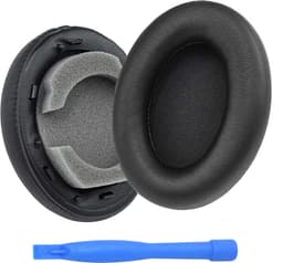 MMOBIEL Oorkussens voor Sony WH-1000XM3 Noise Cancelling Hoofdtelefoon - Memory Foam en Protein PU Koptelefoon Oorkussens - Noise Isolation Hoofdtelefoon Earpads – Zwart — thumbnail 1