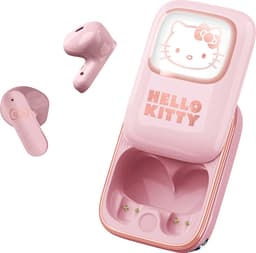 Hello Kitty - draadloze oordopjes - schuifdisplay met LED verlichting - met oplaadcase - touch control - lange batterijduur — thumbnail 1