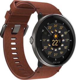 Polar Ignite 3 Titanium- Fitness Smartwatch & GPS Activity Tracker - Leder Brons/Siliconen Zwart - S-L — thumbnail 2
