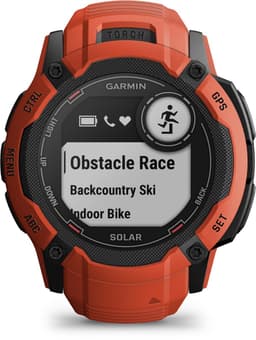Garmin Instinct 2X Solar - Smartwatch - Oneindige batterijduur met Solar - Ingebouwde zaklamp - Multi-band GNSS - Flame Red — thumbnail 4