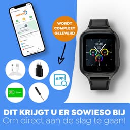 Weewise WS9 - GPS Horloge Senior - Smartwatch voor Ouderen - Persoonlijke alarmen - alarm horloge ouderen - GPS Horloge Alzheimer - Valdetectie — thumbnail 5