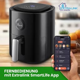 Slimme Heteluchtfriteuse met LED Touchscreen en App Bediening 4L — thumbnail 5