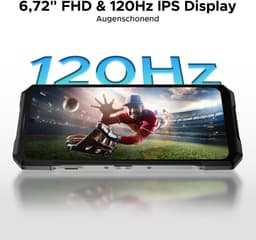 DOOGEE Blade GT Pro 5G - Outdoortelefoon - Outdoor smartphone - 32 GB RAM +512 GB ROM/2TB TF - Dimension 7025 - 6,72 inth FHD 120 Hz - LED lichteffecten - 100MP AI-camera/32 MP - 5800 mAh/18W - Vingerafdruk- Face ID - NFC - Zwart — thumbnail 2