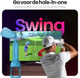 Phreeze 23 delige accessoire set geschikt voor Nintendo Switch accessoires - met stuur, sports accessoires, houder, grips, tafeltennis, zwaard, golf, voetbal, bowlen - Cadeau voor kerst, sinterklaas en verjaardag — thumbnail 3