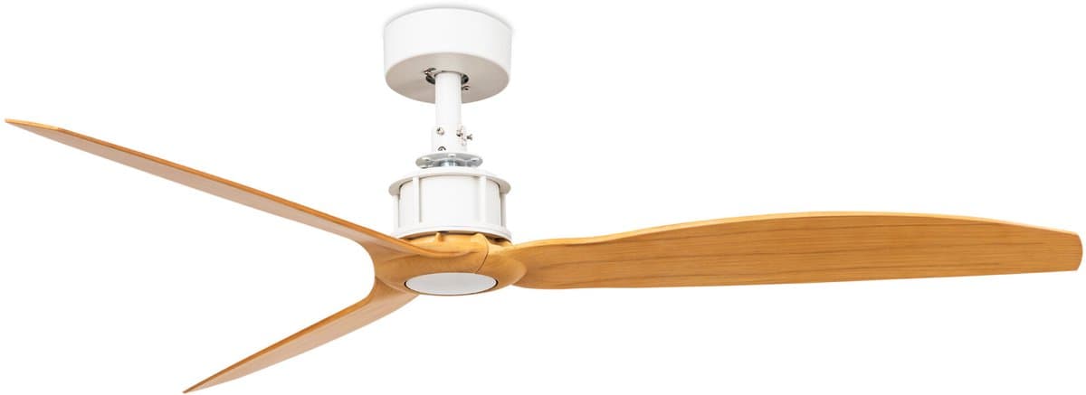 JUST FAN M Wit/licht hout DC-ventilator — afbeelding 1