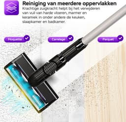 TurboTronic C27 Steelstofzuiger met kruimeldief zonder zak - Hoge zuigkracht - HEPA - lichtgewicht - 2 Snelheden - ECO-vriendelijk - Harde en zachte vloeren - Blauw — thumbnail 5
