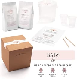 3D Handafdruk Set voor Paren, Familie of Baby - Professioneel Gieten in Italië Gemaakt — thumbnail 5