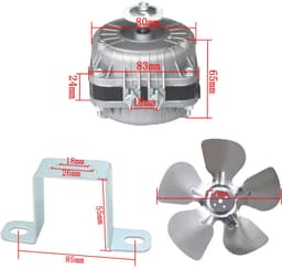 Koelkastmotor en ventilator 220V voor diepvries — thumbnail 3