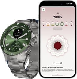 Withings ScanWatch Nova - 42mm Hybride Smartwatch - ECG, AFib Detectie, SpO₂ Meter, Hartslagmeter, Slaaptracker, 24/7 Temperatuurmeting, 35 Dagen Batteri, Saffierglas, 10 ATM Waterdicht — thumbnail 3