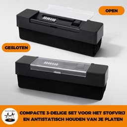 VinylCare ProBrush - Hoogwaardige platenborstel – Complete 3-delige set – Inclusief naald- en schoonmaakborstel - Antistatische platenborstel – LP borstel – Platenreiniger voor vinyl — thumbnail 2
