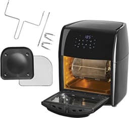 Digitale XL heteluchtfriteuse 12 liter - Vetarm en Zacht Koken met 9 Programma's — thumbnail 2