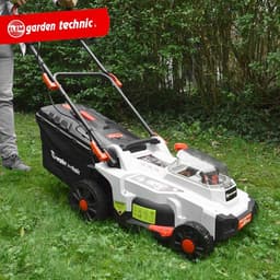 Draadloze Grasmaaier 40V (2x20V) Inclusief 2 Accu's & Oplader - 37cm Maaibreedte — thumbnail 2
