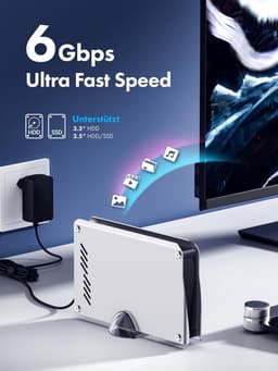 Externe Harde Schijf 8TB voor PS5 en PS4 - Geformatteerd voor Gaming Opslag — thumbnail 5