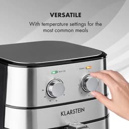 Hot Air Fryer 1700 Watt - Gezond Bakken Met Temperatuurinstelling en Timer - XXL Capaciteit 5.4L — thumbnail 2
