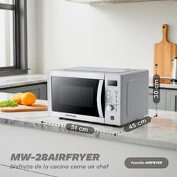 Magnetron met Grill en Airfryer Functie, 28 Liter, 5 Vermogensniveaus — thumbnail 3