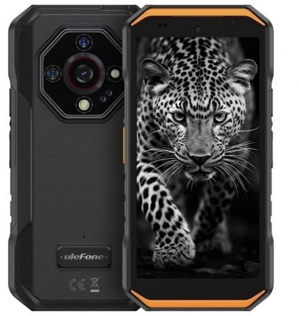 Smartphone Ulefone ARMOR X32 Octa Core 128 GB Zwart Oranje 16 GB RAM — afbeelding 1