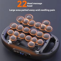 Massage Gun 22 koppig – Infrarood Massage apparaat met 30 Snelheden – Deep Tissue & Sport Massage Pistool – Professioneel Ontspanningsapparaat — thumbnail 4