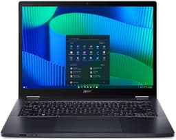 Acer TravelMate TMP414RN-55-TCO-59VM Intel Core Ultra 5 225U Hybride (2-in-1) 35,6 cm (14") Touchscreen WUXGA 16 GB DDR5-SDRAM 512 GB SSD Wi-Fi 7 (802.11be) Windows 11 Pro US International Blauw — thumbnail 1