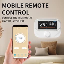 Slimme Wifi Radiatorknop Thermostaat met App Bediening en Programmeerbare Schema's — thumbnail 5