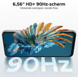 DOOGEE Note 56 - Smartphones - 24G RAM + 64G ROM (2TB/TF) - Android 16- 6150mAh - 6,56 inch + 90Hz - 4G Dual SIM - Face ID - GPS - 3,5mm Koptelefoonaansluiting - Wit — thumbnail 5