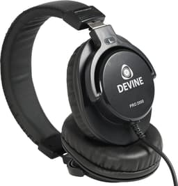 Studio Hoofdtelefoon - incl. 6.3mm adapter - Devine PRO 2000 - Zwart — thumbnail 3
