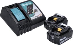 Makita DCL 184 RF snoerloze stofzuiger 18 V 54 mbar 0,5 l + 2x oplaadbare accu 3,0 Ah + lader — thumbnail 3