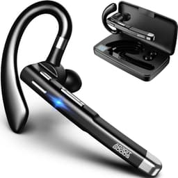 AdroitGoods Draadloze Headset - Met Noise Canceling en OplaadCase - Bluetooth 5.0 - Handsfree Bellen Auto Bluetooth - Werk oordopjes - Oortjes – Oortjes Draadloos — thumbnail 1