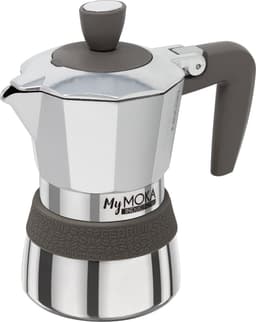 Pedrini MyMoka induction Moka pot Bruin, Roestvrijstaal — thumbnail 2