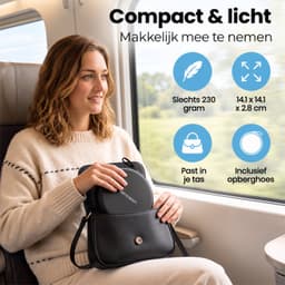 Sencision Draagbare CD Speler met Bluetooth 5.1 - Discman - CD Speler Bluetooth - USB-C Oplaadbaar - Anti-Shock - Oordopjes en Opberghoes - Zwart — thumbnail 4
