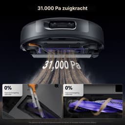 Narwal Flow 2 Complete Robotstofzuiger met Dweilfunctie - 31.000 Pa - Zelfreinigend all-in-one Basisstation - Zwart - Met Extra Accessoires — thumbnail 4