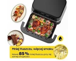 Airfryer – Heteluchtfriteuse – Digitale Friteuse – Gezond Koken – XXL 11L – 2950W Vermogen – Dual-Zone Met Verwijderbare Divider