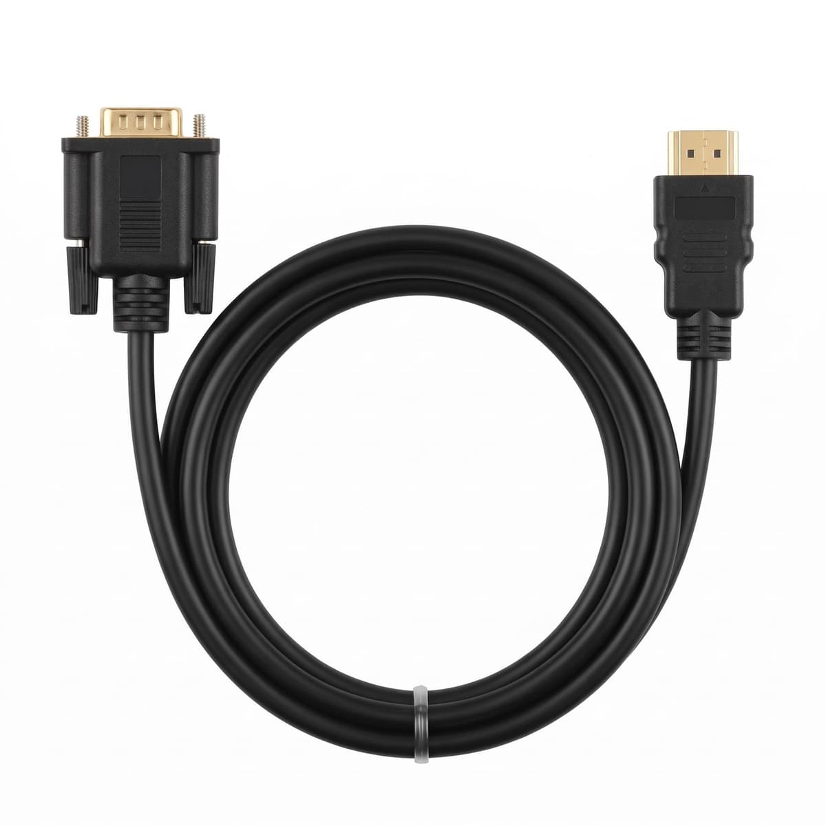 HDMI naar VGA kabel 1,8 m, Full HD 1080p converter voor monitor en beamer — afbeelding 1