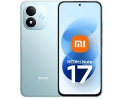 REDMI Note 17 - Sky Teal - 4G RAM - 128GB - 7700 mAh-batterij met 45 W turboladen - 6,99" FHD+ oogvriendelijk AMOLED-display - IP65 stof- en waterbestendigheid