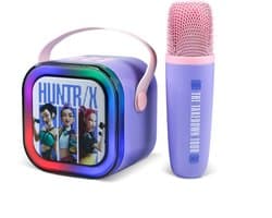 KPop Demon Hunters - draadloze microfoon en speaker - met lichteffecten en stemeffecten