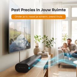 Vizual Soundbar – Soundbars voor TV – TV Speakers – Sound Bar – Soundbar met Bluetooth 5.3 – AUX – Compact 56 cm – Zwart — thumbnail 4