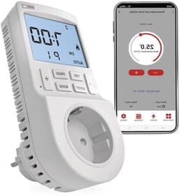 Slimme Slimme Thermostaat en Timer Stopcontact met App Bediening voor Verwarming en Koeling — thumbnail 1