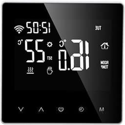 Digitale Thermostaat - Temperatuurregelaar Verwarming - Comfort Verwarmen - Intelligent Energiebesparend - AC230V - Wit — thumbnail 1