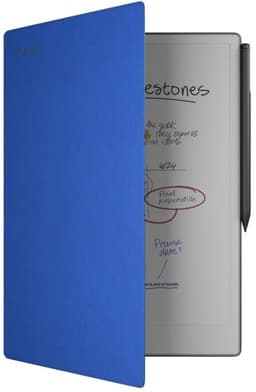 reMarkable Paper Pro met Marker Plus en Blauwe Magnetische Hoes - digitaal notitieblok — thumbnail 4